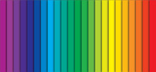 CMYK RGB Or Pms. Color Rainbow Stripes Background With Shadow. Cyan Magenta Yellow Black. Spectrum Gradient. Concept For Presenting Color Printing. Line Colors Mode. Prepress.
