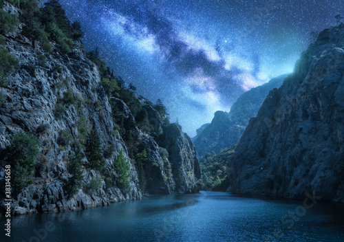 Milky Way over the beautifu...