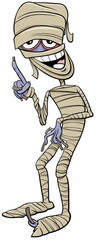 Wall Mural - mummy Halloween character cartoon illustration