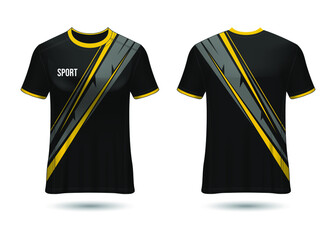 T-shirt Sport Jersey Template Design Vector