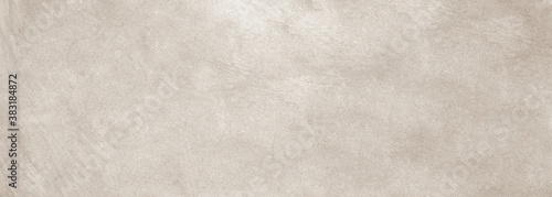 Fotomural White pastel rough crack cement texture stone concrete,rock plastered stucco wall, painted flat fade background gray solid floor