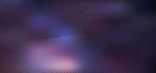 Wall Mural - line wave flow pattern abstract background with space.