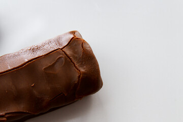 Sticker - Chocolate bar on white background