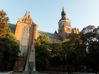 building of a historical church