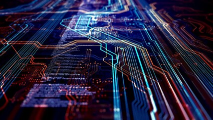 technology background/technology background of the abstract computer motherboard, can be used in the