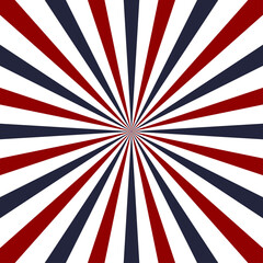 Poster - barbershop vintage texture. barbershop background. rays background. blue and red lines. vector illus