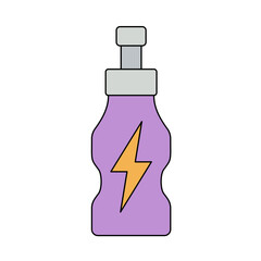 Wall Mural - Icon Of Energy Drinks Bottle