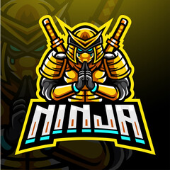 Poster - Ninja esport logo mascot design