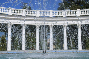 Sticker - Fountain in the resort park of Kislovodsk