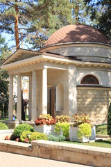 Canvas Print - Chapel in the resort park of Kislovodsk