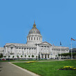 San Francisco City Hall Dome and Sky