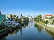 houses on the venice beach canal, California