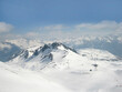 skiing area in the Silvretta mountains near Montafon in the swiss Alps