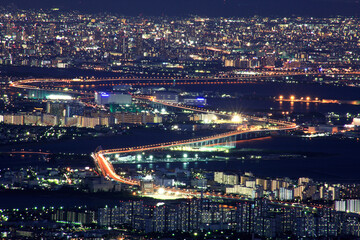 Sticker - 六甲山山頂からの夜景