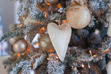 Poster - christmas decoration on a tree