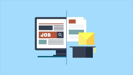 Wall Mural - application for employment, job application, qualification career and cv paper. resume, application 