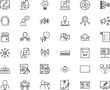 © Kirill - business vector icon set such as: speak, secure, business person, research, male, glass, interface, word, policy, sharing, statistic, street, architecture, telephone, development, forward, interior