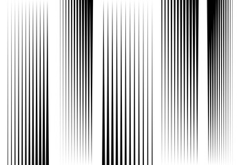 Poster - Dark, black grayscale horizontal and vertical fade gradient lines, stripes geometric background, backdrop