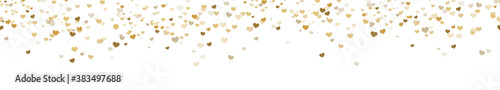 Fotomural seamless confetti hearts background