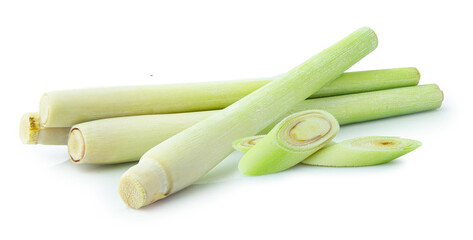 lemon grass isolated on white background