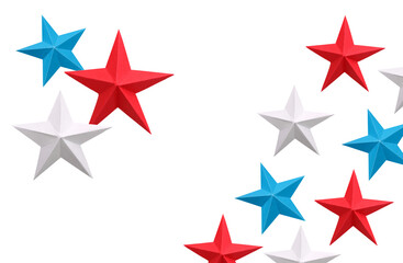 Wall Mural - Decorated paper stars background
