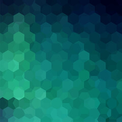 Wall Mural - Background of geometric shapes. Green mosaic pattern. Vector EPS 10. Vector illustration