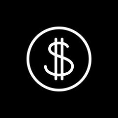 Wall Mural - Dollar sign, cash and money symbol