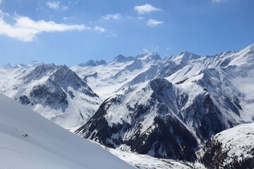 Canvas Print - Winter in France - Valloire