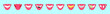 © eny - set of human mouth or false teeth cartoon icon design template with various models. vector illustration isolated on blue background
