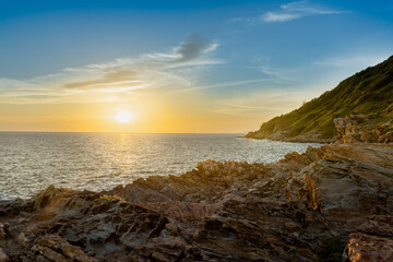 sunset of Khao Laem Ya Mu Ko Samet National Park Rayong Thailand