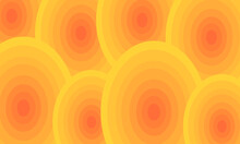 Abstract Background Orange Ovals Bright Texture