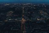 Fototapeta Londyn - Aerial Townscape of Saint Petersburg City. Kalininsky District