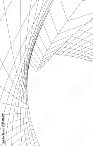 Dekoracja na wymiar  abstrakcyjne-tlo-3d-z-liniami