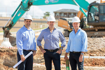 Property developers on-site