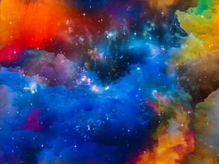 Wall Mural - Colorful Nebula