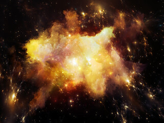 Wall Mural - Nebula Background