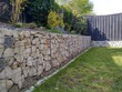 © czarny - Gabion retaining wall