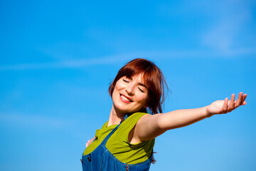 Wall Mural - Carefree woman