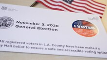 2020 I Voted Sticker (tilt Down)