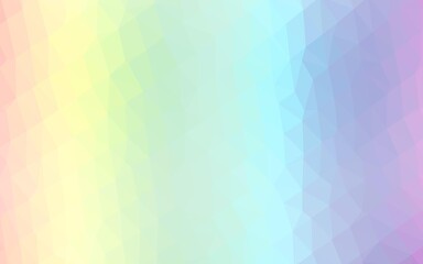 Light Multicolor, Rainbow vector polygonal pattern.