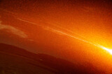 Fototapeta Morze - Muscle car orange paint background