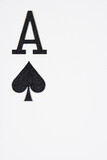Fototapeta Morze - Ace of spades playing card