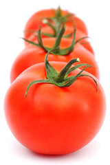 Wall Mural - tomato isolated on white background