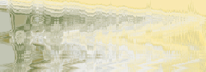  Yellow marble texture background. Template for various purposes. Abstract illustration with brown and white waves.