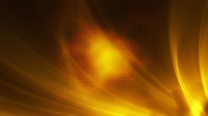 Wall Mural - Golden aura lights, metallic gold christmas abstract background