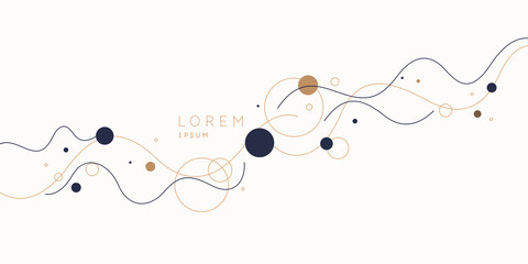 Wall Mural - modern backgrounds with abstract elements and dynamic shapes. compositions of colored spots. vector 
