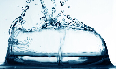 Poster - colossally blue watersplash