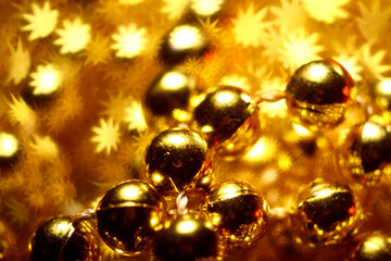 Sticker - golden stars background