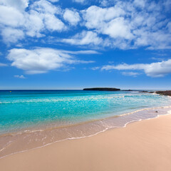 Poster - Menorca Platja de Binigaus beach Mediterranean paradise