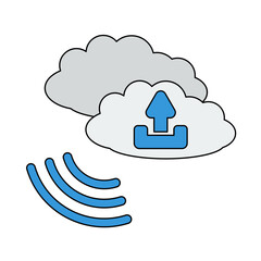 Poster - Cloud Upload Icon